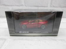 Diecast Car 1/43 Lexus LC500 Convertible Red Dealer Model Car picture