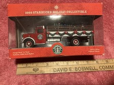 Starbucks Holiday Corgi Diecast Truck 2003 Collectible Coffee Theme picture