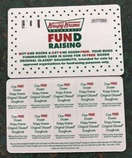 *Krispy Kreme Cards - Buy 1 Get 1 Dozen FREE - 10 Offers Per Card*  picture