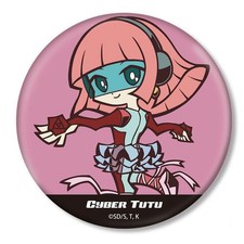 Yu-Gi-Oh GX Cyber Tutchu Toon World Taste Deformed 3-Way Can Badge 75mm picture