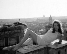 French Actress CLAUDINE AUGER Classic Pin up Picture Photo 24x36 picture