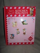 NIB VERY RARE My Little Kitchen Fairies 5 MAGNETS & Easel Board, 4010987 Enesco picture