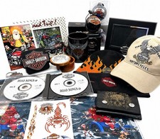 Harley-Davidson Misc Lot, Ornaments, Hats, Frames, Coffee Cup, Hitch Cover picture