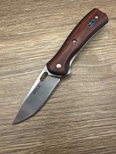 Buck 341 Vantage Avid Small Rosewood Drop Point Folding Pocket Knife USA Used picture