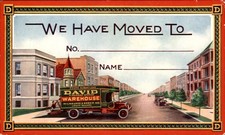 Chicago IL Moving Truck David Warehouse c1910s Vintage Postcard picture