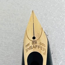 Sheaffer Intrigue 14K Gold Inlaid Fountain Pen Nib & Section Fine OEM Original picture