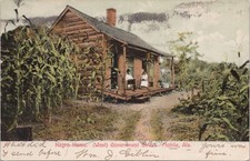 LITHO Mobile Alabama Black Sharecropper Cabin on West Government Street 1906 picture
