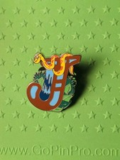 Disney Pin Attraction Alphabet Letter J For Jungle Cruise Single Pin picture