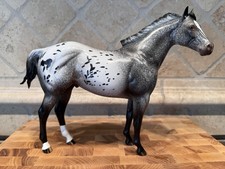 Peter Stone DAH Special Color Pattern ISH Custom Mane Tail Gray Appaloosa Horse picture