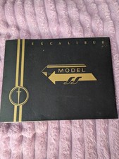 Vintage Excalibur SS Series II Brochure, Reference Manuel, Color Options., Rare picture