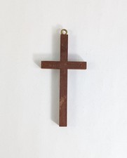 Vintage Mathew 19:14 Wooden Nursery Cradle Cross Religious Wall Art Decor picture