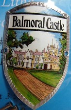 Scotland Balmoral Castle new badge mount stocknagel hiking medallion G9789 picture