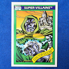 1990 Marvel Comics Super-Villains Doctor Doom #60 Base Set Non-Sport Card picture