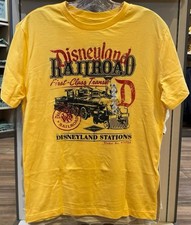 Disney Disneyland Railroad Railway Train Stations T-Shirt X-LARGE New 2026 picture