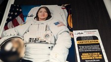 Christina Koch Astronaut Artemis NASA 1st Women Signed  8x10 Photo JSA COA picture