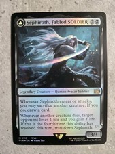 Sephiroth Fabled SOLDIER/Sephiroth One-Winged Angel Foil Final Fantasy MTG picture