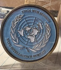 NYPD Intelligence Bureau UNGA 70th Session 2015 Challenge Coin Rare picture