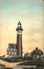 Hilton NY Light Station Orange A. Greene c1909 Vintage Postcard bhn picture