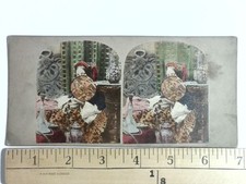 Opium Den Woman Hand Colored Stereoview Antique c1855 Victorian Exotic picture