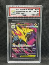 Pokemon TCG Mega Manectric ex Mega Evolutions VCG 10 - 158/132 EN - NO PSA/BGS picture
