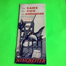winchester brochure The Game -Gun-Ammunition Form No.980 Pre-Owned picture