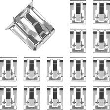 15PCS Car Trim Panel Metal Retainer Clip, Universal U-Shaped Car Dashboard Conso picture