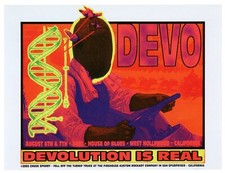 Chuck Sperry Devo 8/6/2005 West Hollywood, California Official Mini Print Poster picture