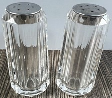 Vintage 1980 Bijan Lucite Acrylic Salt and Pepper Shakers picture