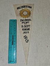 Spanish American War 1898 US Army 1915 Fort Scott Kansas Picnic Pendant L@@K picture
