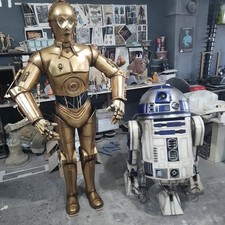 R2-D2 Life Size 1:1 LED Statue Full-Scale ABS & Resin Replica with Functional picture