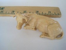 ANRI Carved Cow Nativity Italy picture
