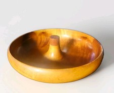 Rare Vintage Retro 1960s Oregon Myrtle Wood Nut Bowl See Photos 📸 picture