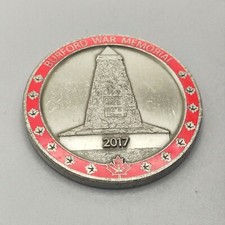Canada Burford War Memorial 2017 We Will Remember Them Challenge Coin picture