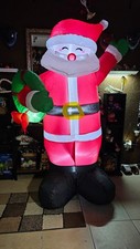 Giant Christmas Inflatable Santa Claus with LED Lights and Blower Holiday Decor picture