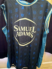 Samuel Adams Big East Conference Jersey Style Shirt Blue XL #26 Breweriana picture