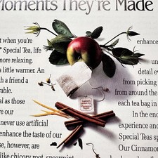1990 Lipton Tea Sipping Something Special Vintage Print Ad Advert picture
