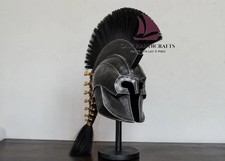 ZAIN Handmade Odyssey Spartan Helmet Greek Warrior LARP Cosplay Medieval Armor picture