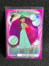 Jasmine #82  2026 Topps Chrome Disney  Aladdin  Magenta Refractor 015/399 picture