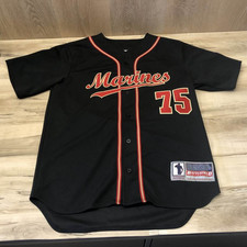 Battlefield Collection USMC Marines #75 Baseball Jersey Mens Size Medium picture