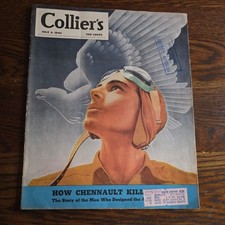Vintage July 4, 1942 Collier's FULL Mag.  Cover by Vernon Grant 