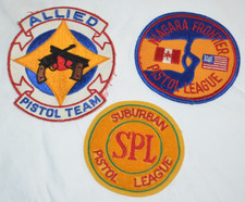 Big Vintage Unused Patch Lot Niagara Frontier Suburban Allied Pistol Team League picture