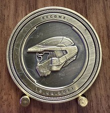 Halo Infinite 2021 Master Chief Become Challenge Coin  W#1 picture