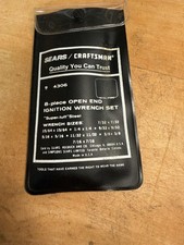 Sears Craftsman 8 Piece Open End Ignition Socket Set 9 4306 Complete picture