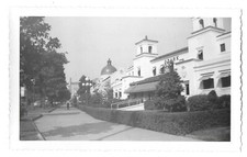 Vintage B&W Snapshot Photo Bath House Row, Ozark, Hot Springs, Arkansas 1952 picture