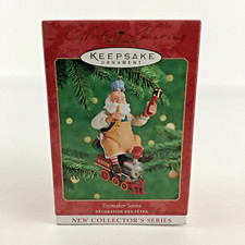 Hallmark Keepsake Christmas Ornament Toymaker Santa #1 Series New 2000 Vintage picture