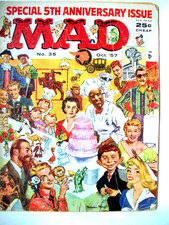 Mad Magazine Issue #35   October 1957   Wraparound Cover Artwork picture