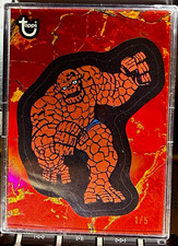 2025 Topps Marvel ComicBook Heroes#24 The Thing Serial # 1/5 red parallel. ALPHA picture