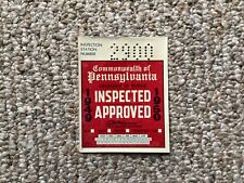 NICE 1949 - 1950 Pennsylvania inspection sticker picture