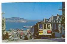 Cable car-Hyde Street-San Francisco, CA.-Vintage Postcard picture