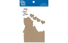 Chip Shape 4pc State of Idaho w/ Heart Nat picture